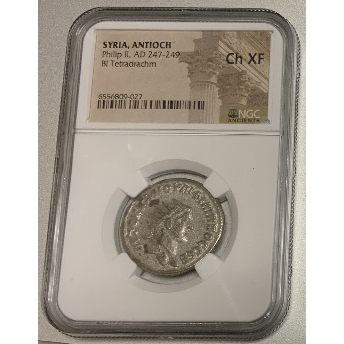SYRIA ANTIOCH Philip II AD 247-249 BL Tetradrachm