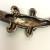 Sterling Silver Marcasite Lizard Alligator Figural Pin Brooch