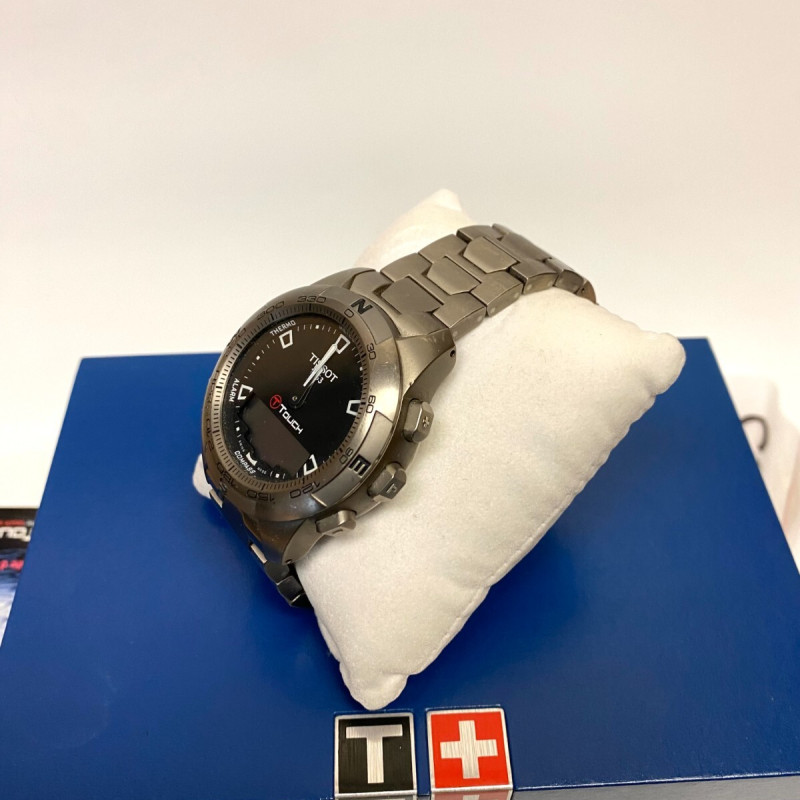 Tissot T Touch T047420A Titanium Swiss Made Smart Watch Full Pack