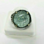 Antique Russian Silver 925 Designed With White Mineral Stone Size 8 RING