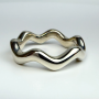 Tiffany & Co. Paloma Picasso Silver Zig Zag Band Ring Size 4.5