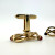 Vintage Golden Hickok Cufflinks USA Deco Style With Ruby Color Stones