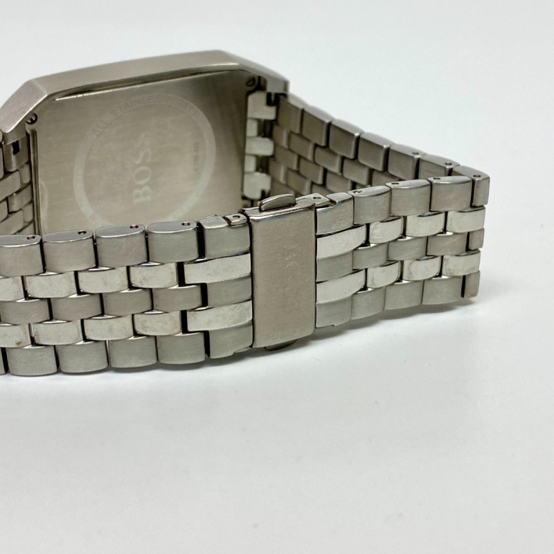 Vintage Hugo Boss Rectangular Silver Dial Quartz