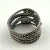 Pandora Sterling Silver Pink Rhodolite Gemstone Hidden Romance Wrap Ring Size 7