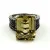 Large Rectangle Citrine Sterling Silver 925 Cocktail Ring Size 8, China