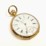 Rare Patek Philippe 18K Yellow Gold Hunter Case Pocket Watch Circa 1870-1900s