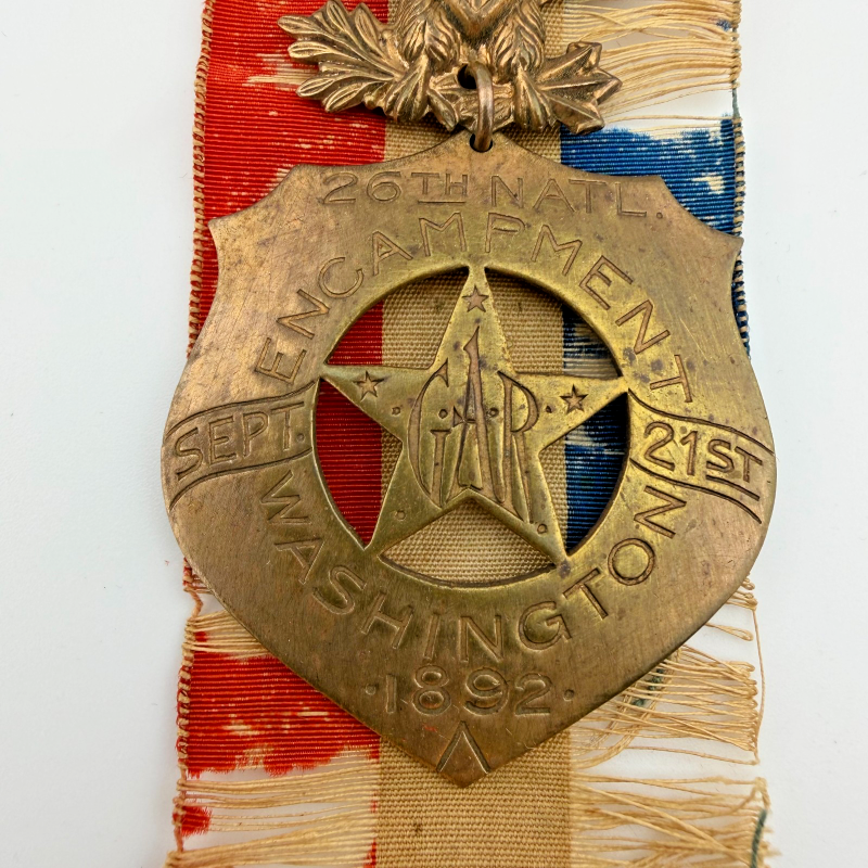 Souvenir GAR GRAND ARMY OF THE REPUPUBLIC 26th Nat'l Encampment 1892 Eagle Medal