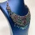 Antique Handmade Necklace and Earrings Diamond Tourmaline Ruby Emerald Sapphire