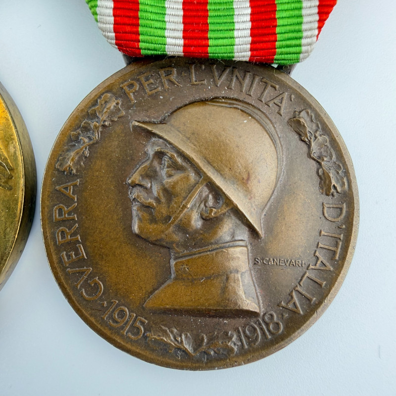 Rare WWI British Medal Group with Italian War Medal in Spink & Son Case