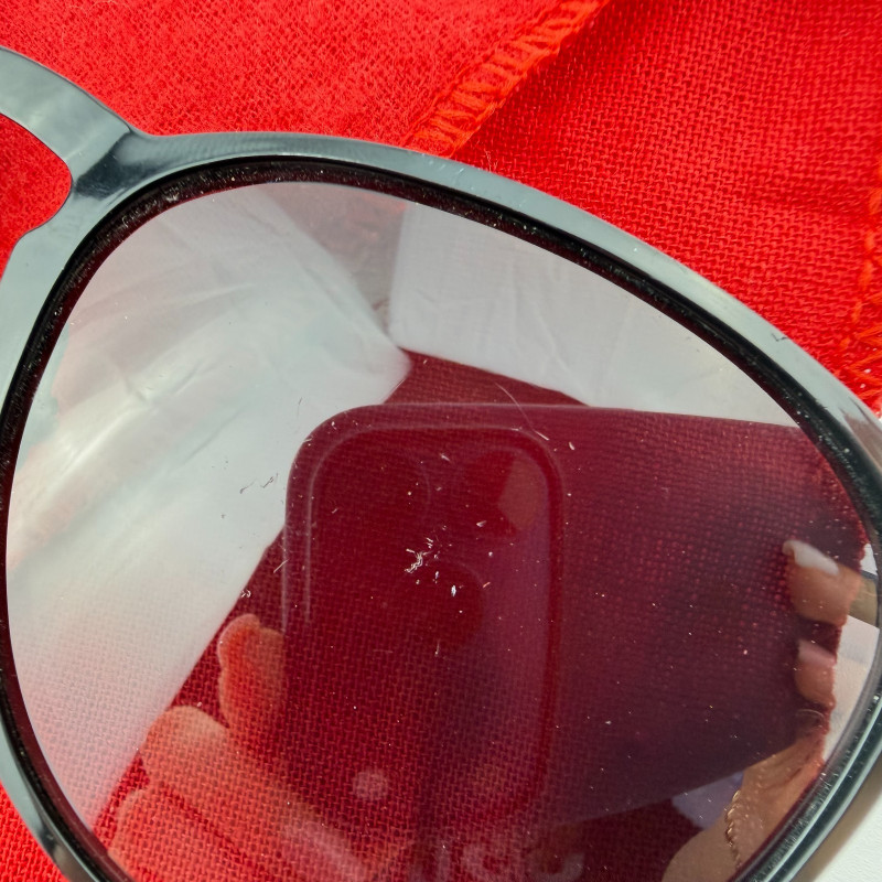 Ray-Ban RB3539 Erika Metal Polarized Black Grey Sunglasses 54mm - Authentic