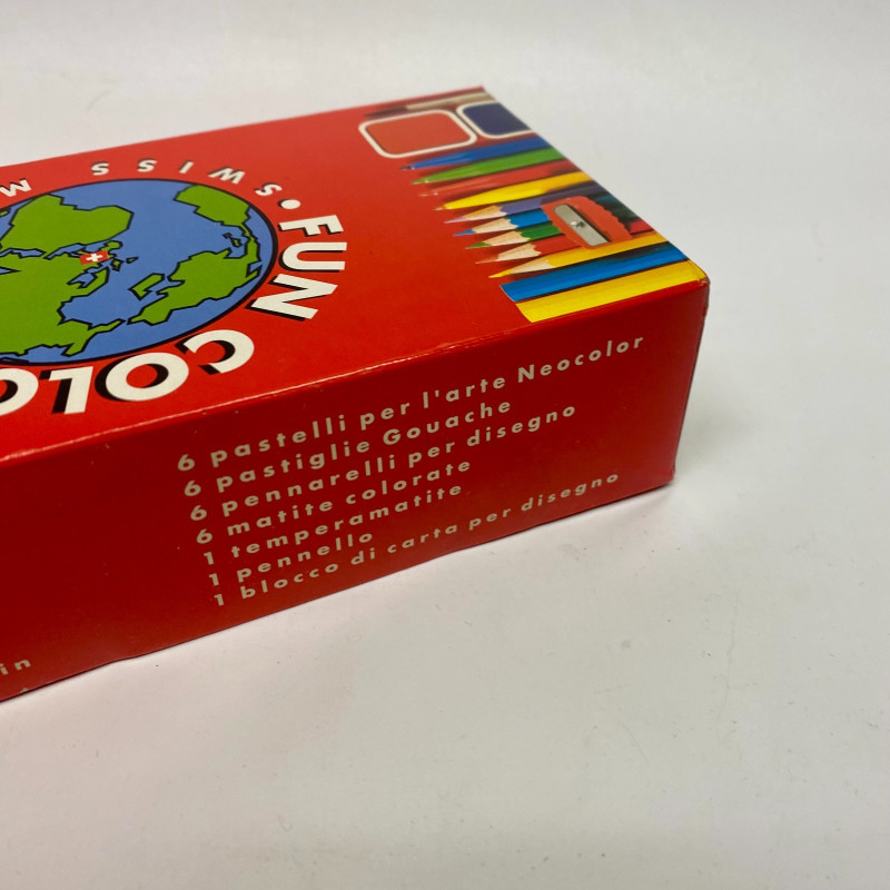 Rare Vintage Caran d'Ache Swisscolor Gouache 21 itms Set + Red Case NEW | 804069