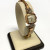 Vintage Ladies GRUEN VERI-THIN Watch 14K Gold 2 Diamonds Swiss Made 17 Jewel