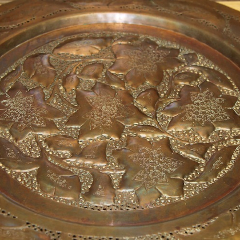 VINTAGE Handmande Copper Tray