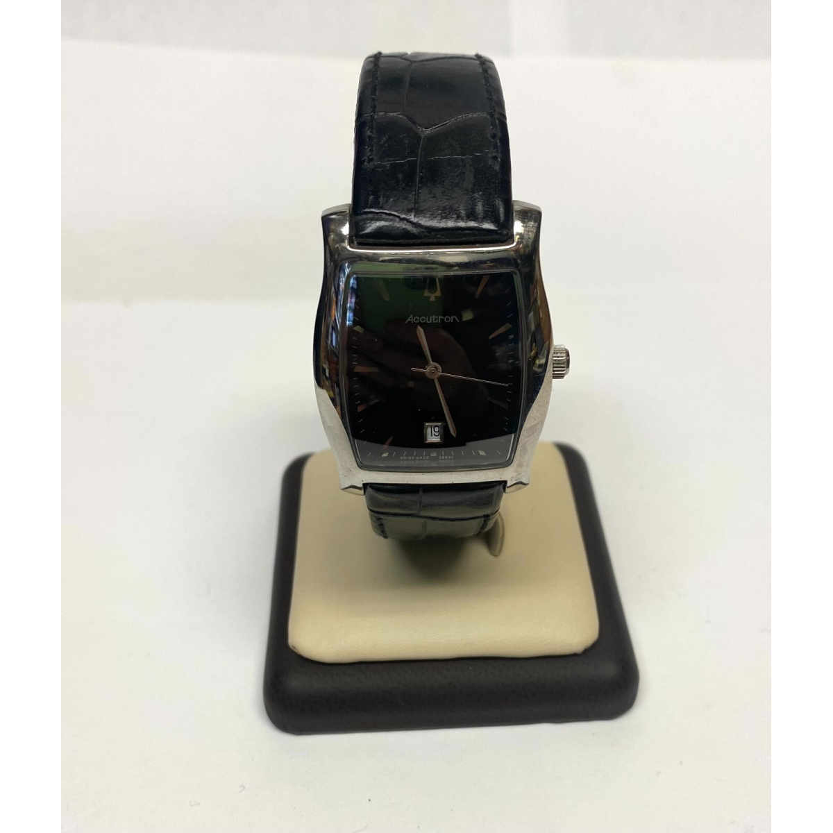 Bulova A3 Accutron Sapphir Crystal Black/Leather Watch