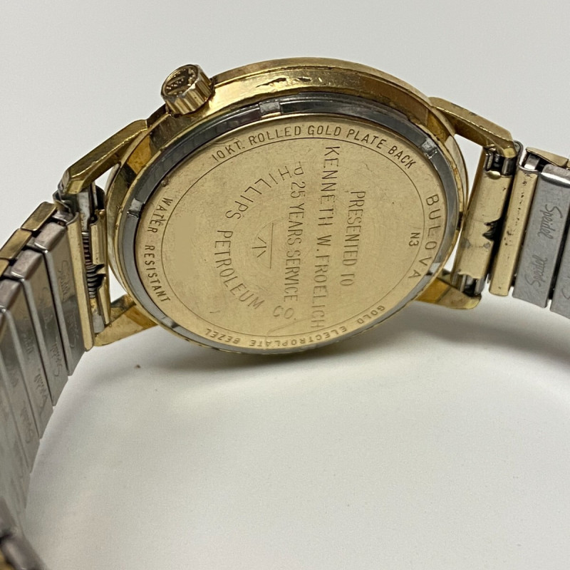 Vintage Bulova Accutron N3 Commemorative Watch - Phillips Petroleum Co.