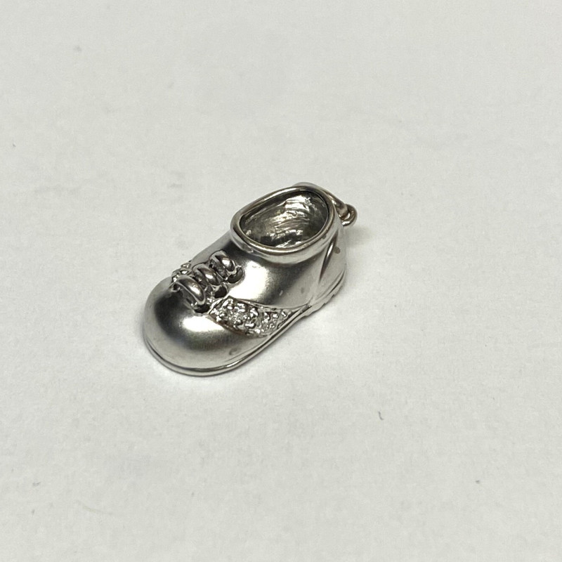 14K Baby Shoe Charm With Engraving 585 0n Pendent 14K Baby Shoe Charm With Engraving 585 0n Pendent