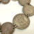 Great Britain 1896-1940 Coins George IV Silver Bracelet, 24 grams Great Britain 1896-1940 Coins George IV Silver Bracelet, 24 grams