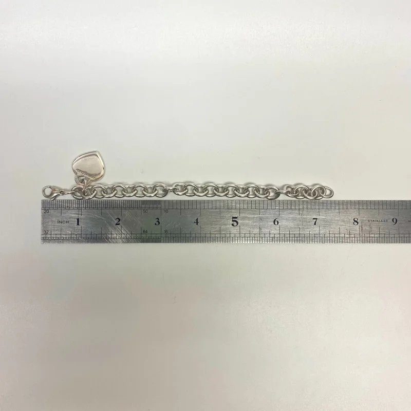 Tiffany&Co Sterling Silver Return To Tiffany Heart Tag Bracelet