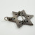 Vintage Cigned Theda Sterling Silver and Marcasite Star of David Pendant Brooch