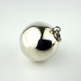 Vintage Silver Jingle Ball Pendant Hollow Harmony Sphere Rattle Charm