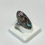Vintage Sterling Silver Marcasite and Multi Color stones Ring Size 7.5