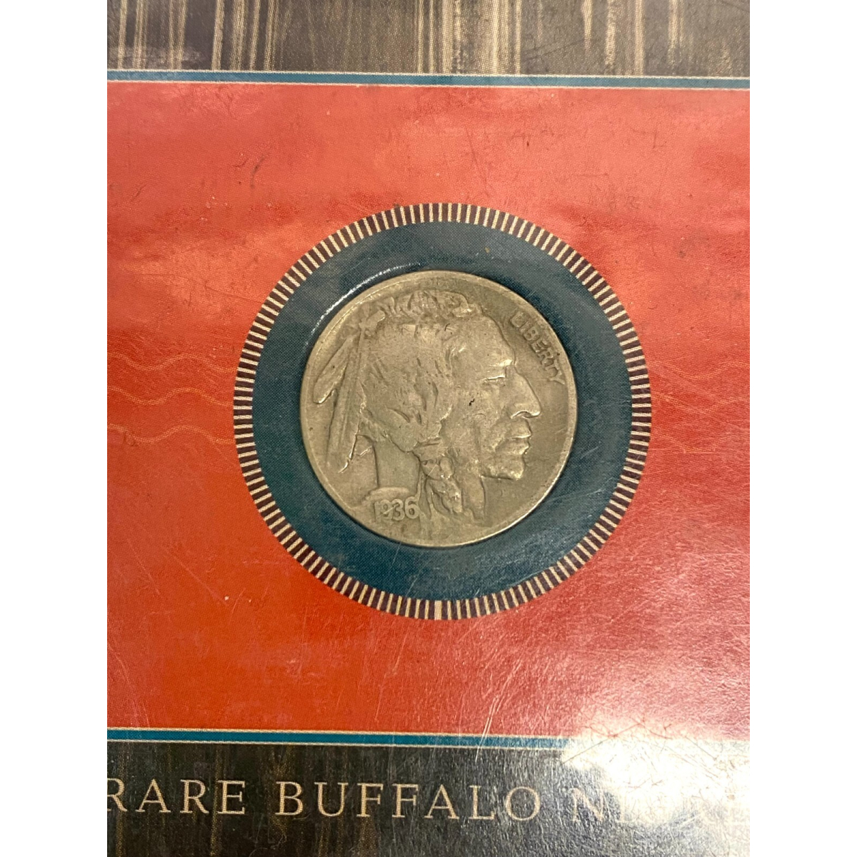 Rare 1936-E Buffalo Nickel Great Condition