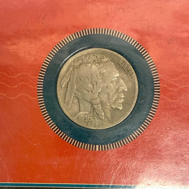 Rare 1936-E Buffalo Nickel Great Condition Rare 1936-E Buffalo Nickel Great Condition