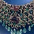 Antique Handmade Necklace and Earrings Diamond Tourmaline Ruby Emerald Sapphire