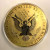 John F. Kennedy Commemorative Coin layered in 24K Gold w/ COA John F. Kennedy Commemorative Coin layered in 24K Gold w/ COA
