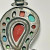 Vintage Multi Colored Turquoise & Coral GEM Woman's Pendent Vintage Multi Colored Turquoise & Coral GEM Woman's Pendent