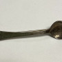 Vintage Sterling Silver  Engraved L.G.B Miniture Spoon Brooch