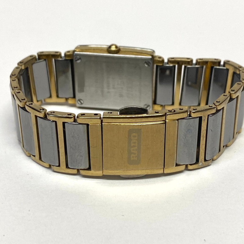 Rado DiaStar Woman’s Watch White Ceramic Yellow Gold Tone