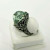 Antique Russian Silver 925 Designed With White Mineral Stone Size 8 RING Antique Russian Silver 925 Designed With White Mineral Stone Size 8 RING