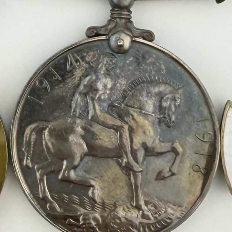 Rare WWI British Medal Group with Italian War Medal in Spink & Son Case