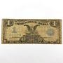 1899 $1 Large Silver Certificate Black Eagle Blue Seal, Serial N54143419A Dallas