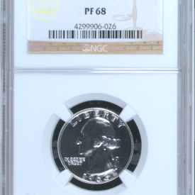 NGC 1963 George Washington 25c PF 68 