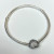 Authentic Pandora Pave HEART MOMENTS Charm bracelet 18cm CZ clip logo Silver AL