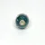 Antique Sterling Silver Green/Plum Colored Diamond Studded Enamel Egg