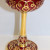 Silver 925 & 24k Gold Plated Wine Chalice Enamel Small Bird Filigree Silver 925 & 24k Gold Plated Wine Chalice Enamel Small Bird Filigree