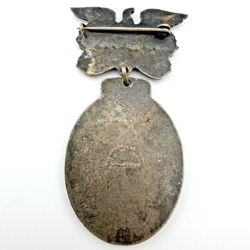 GAR Rochester, NY 1911 Encampment Genesee Falls Enamel Pin Back Medal