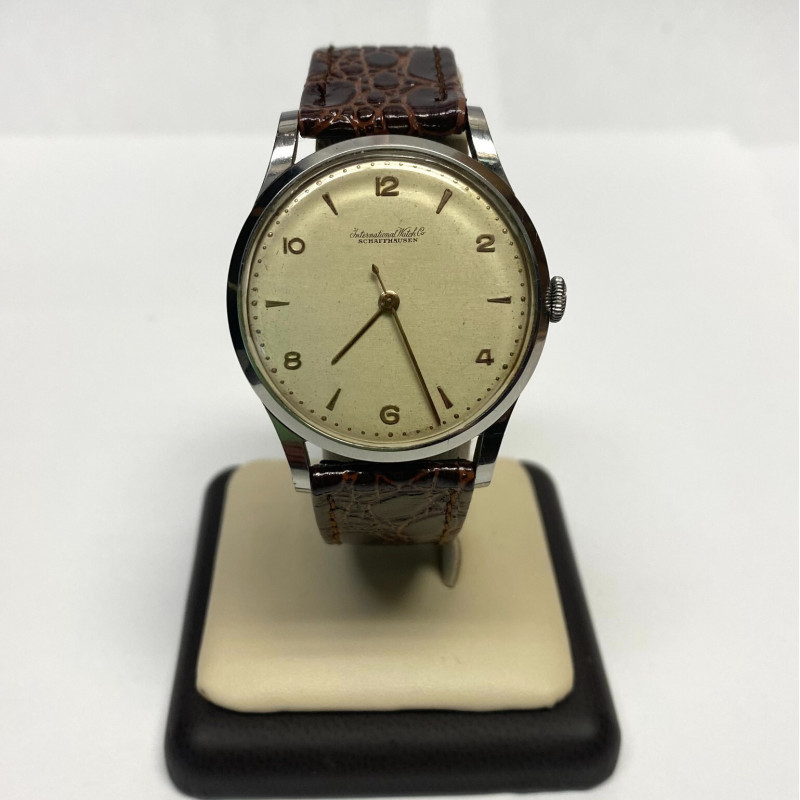 IWC Schaffhausen Mechanical Watch Co Stainless Steel 36mm, Gold Dials and Hands IWC Schaffhausen Mechanical Watch Co Stainless Steel 36mm, Gold Dials and Hands