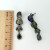 Signed NB Nicky Butler Sterling Multi Gemstone Dangle Post Earrings