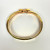 Hermes Clic H Bracelet  in Plain Enamel Yellow gold plated