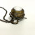 Retro Steampunk Quartz Pocket Watch Black/Bronze Dial Ball Necklace Chain Gifts