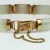 14k Yellow Gold “Joy” Clasp 7 Segments Celadon Green Jade Bracelet