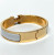 Hermes Clic H Bracelet  in Plain Enamel Yellow gold plated