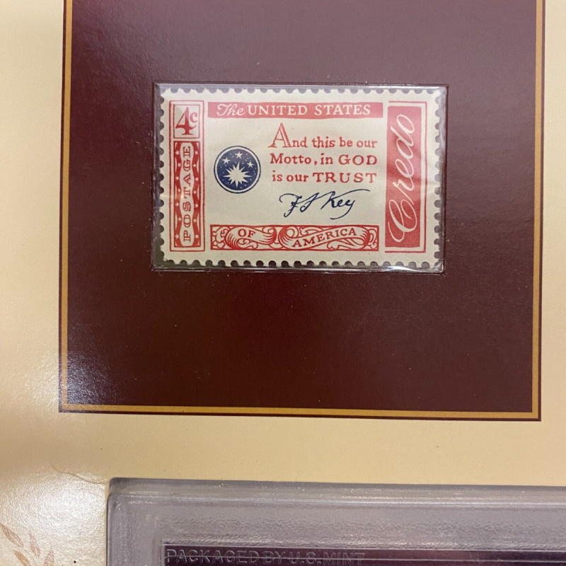 1987 San Francisco Mint Proof Set with Historic 1960 American Credo Stamp