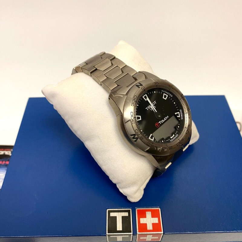 Tissot T Touch T047420A Titanium Swiss Made Smart Watch Full Pack