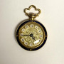 18K ANALOG ROMAN NUMERAL Muliticolored Pattern Designed Pocket watch