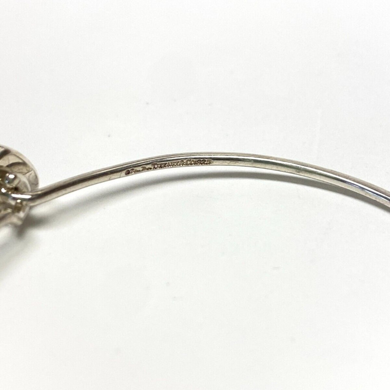 Tiffany & Co. Diamond Silver Paloma Picasso Modern Heart Bracelet Tiffany & Co. Diamond Silver Paloma Picasso Modern Heart Bracelet